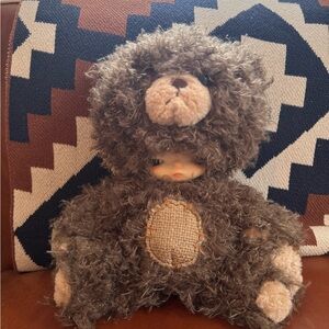 Hirono- PopMart Plush Brown Bear Doll Plushie - Brand Unspecified